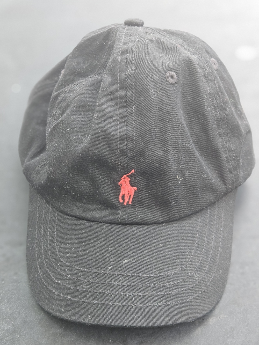 Polo by Ralph Lauren Kids Black Cap with Red Pony